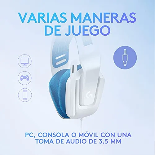 Logitech G ▫️ G335, Auscultadores para jogos com fio 3