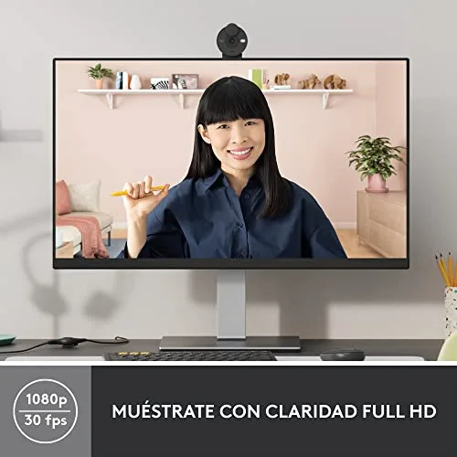 Logitech ▫️ Webcam Brio 300 Full HD com obturador de privacidade 2