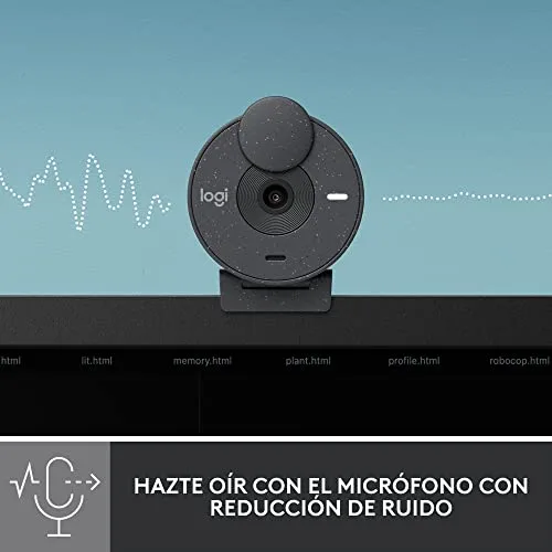 Logitech ▫️ Webcam Brio 300 Full HD com obturador de privacidade 4