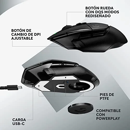 Logitech G ▫️ 502 X Lightspeed – Rato sem fios para jogos 5
