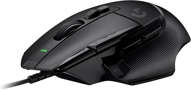 Logitech G ▫️ Rato com fio G502 X - LIGHTFORCE, botões principais híbridos óptico-mecânicos, sensor Gaming Hero 25K, compatível com PC - macOS/Windows - Preto