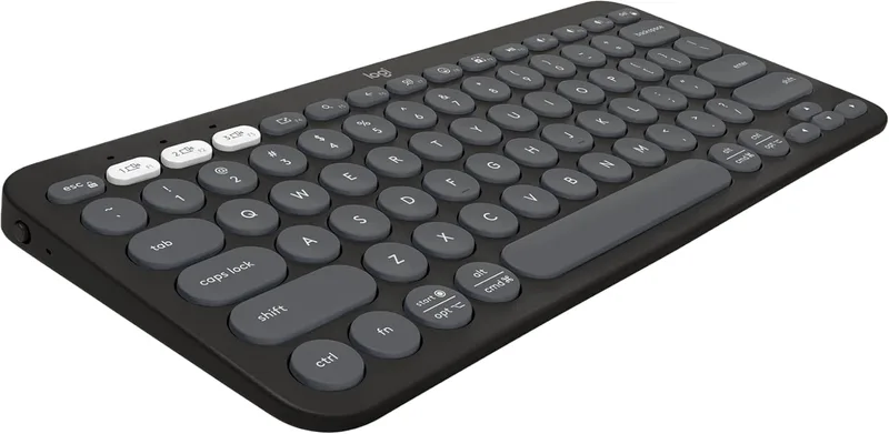 Logitech ▫️ Pebble 2 Combo para Mac, layout QWERTY US International, grafite