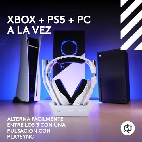 Logitech G ▫️ Auscultadores sem fios para jogos Astro A50 X Lightspeed + Base 2