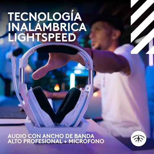 Logitech G ▫️ Auscultadores sem fios para jogos Astro A50 X Lightspeed + Base 4