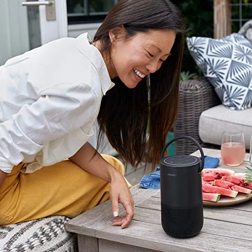 Bose ▫️ Portable Smart Speaker - Altifalante portátil com controlo de voz Alexa integrado, cor preta 2