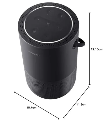 Bose ▫️ Portable Smart Speaker - Altifalante portátil com controlo de voz Alexa integrado, cor preta 6