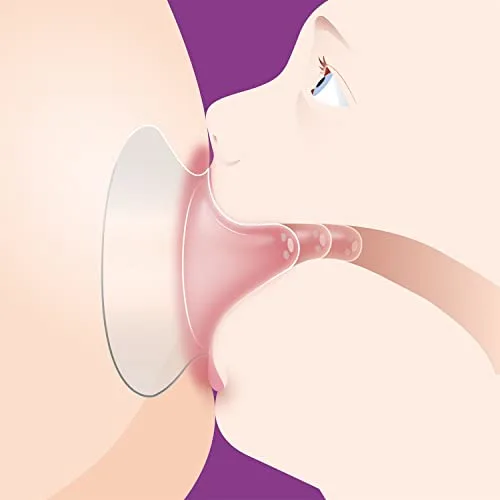 PHILIPS ▫️ Protetores de mamilos Avent para apoiar a amamentação, facilitar a pega e proteger mamilos doridos e gretados, embalagem de 2, tamanho médio (21 mm), inclui estojo de viagem - SCF153/03, transparente, 2 unidades (embalagem de 1) 6