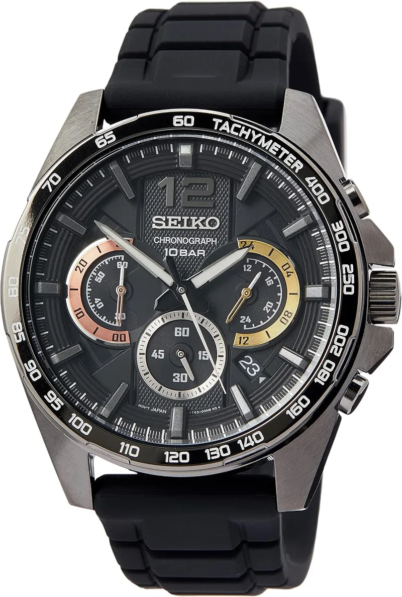 Seiko ▫️ Relógio de quartzo analógico para homem com bracelete