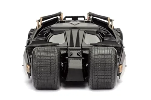 Jada ▫️ Toys Batman: O Cavaleiro das Trevas – Batmóvel metálico à escala 1:24 com figura do Batman, modelo de coleção com portas basculantes e detalhes realistas para fãs a partir dos 8 anos (9398261314R00) 3