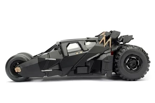 Jada ▫️ Toys Batman: O Cavaleiro das Trevas – Batmóvel metálico à escala 1:24 com figura do Batman, modelo de coleção com portas basculantes e detalhes realistas para fãs a partir dos 8 anos (9398261314R00) 5