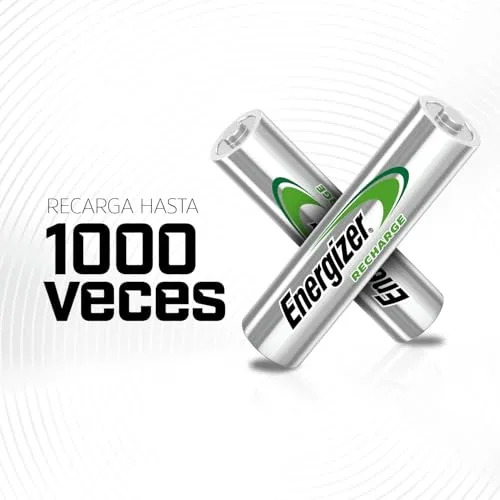 Energizer ▫️ Recharge Power Plus - Pilhas recarregáveis AA (embalagem de 8) 5