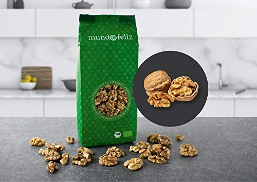 Mundo Feliz ▫️ Nozes biológicas partidas ao meio, 3 sacos de 300 g 4