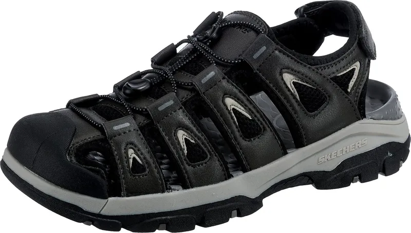 Skechers ▫️ Slip-ins Tresmen - Norvick Castanho Sandálias de pescador fechadas sem atacadores - Homem