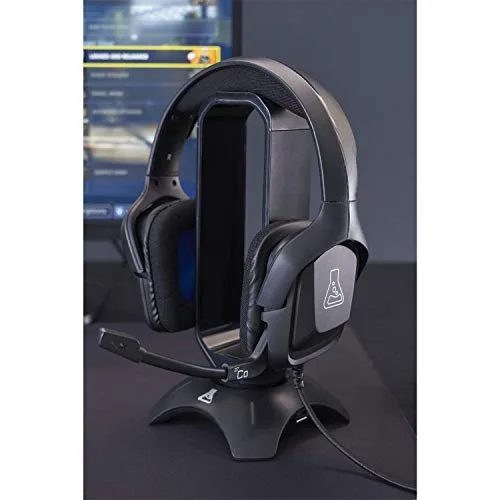 The G-Lab ▫️ Auscultadores para jogos G-Lab Korp Cobalt - Auscultadores estéreo, ultraleves, com microfone, conector de 3,5 mm para PC, PS4, PS5, Xbox One, Mac, tablet, Switch e smartphone (preto) 2