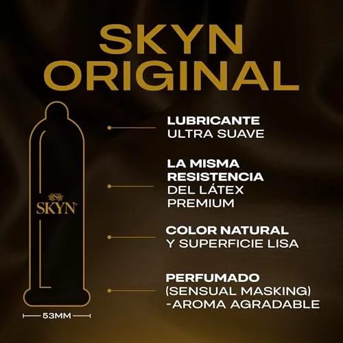 SKYN ▫️ Preservativos Original (40 unidades) 100% sem látex, preservativos ultra-suaves compatíveis com os nossos lubrificantes 3