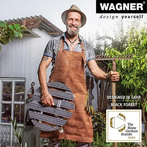 WAGNER ▫️ Suporte com rodas para plantas em WPC 29 x 29 x 7,5 cm | Carrinho para flores para uso no exterior e no interior | Compósito de madeira e plástico FSC®, cor cinzenta-escuro | 2 travões | Carga máxima de 80 kg - 20053101 7
