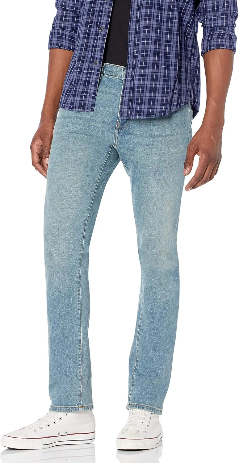 Amazon Essentials ▫️ Calças de ganga justas para homem - Cores em degradê