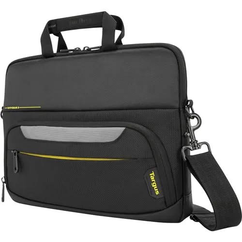 Targus ▫️ Mala para portátil até 14 polegadas com fecho superior CityGear, mala leve para as deslocações diárias, protetor para computador – Preto, TSS866GL 3