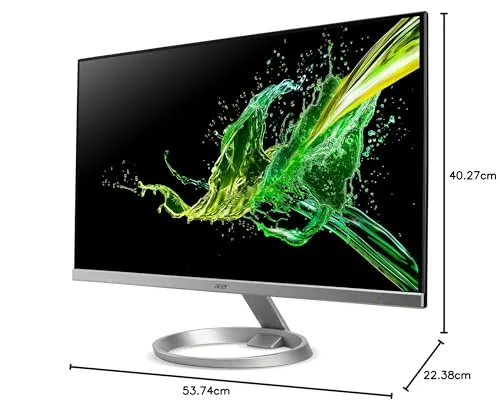 Acer ▫️ R0 R240Ysmip - Monitor de 23,8" Full HD (60,5 cm, 1920 x 1080, 16:9, 250 nits, 1 ms VRB, AMD FreeSync, 1xHDMI 1.4) Cor: Preto 7