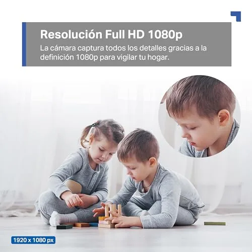 Tapo ▫️ C200 - Câmara de vigilância Wi-Fi para interiores com visão de 360º, 1080p e deteção por IA 3