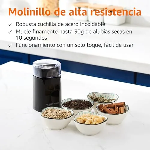 Amazon Basics ▫️ Moedor de café elétrico, preto 6