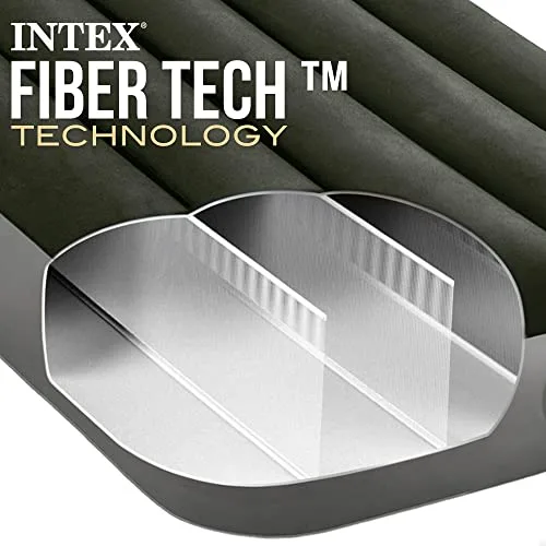 Intex ▫️ Colchão insuflável com bomba integrada Fiber-Tech Downy 7