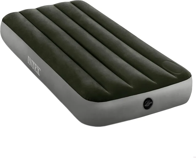 Intex ▫️ Colchão insuflável com bomba integrada Fiber-Tech Downy