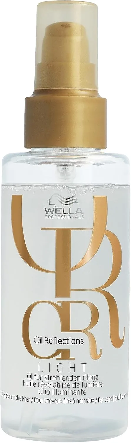 Wella Professionals ▫️ OIL REFLECTIONS - Óleo Reflexos de Luminosidade - Cabelo brilhante e suave - Óleo de camélia e extrato de chá branco 100 ml
