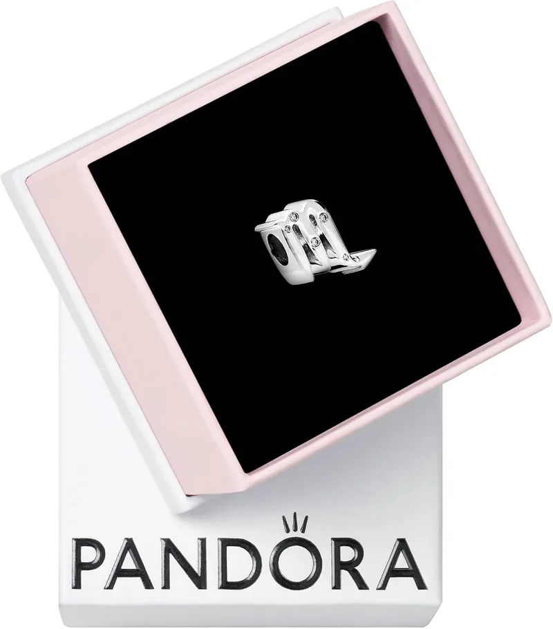 PANDORA ▫️ Moments: Pingente de prata de lei para mulher com o signo de Peixes