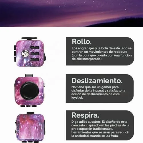 Yetech ▫️ Galaxy Cubo, brinquedo anti-stress para crianças e adultos com TDAH 2
