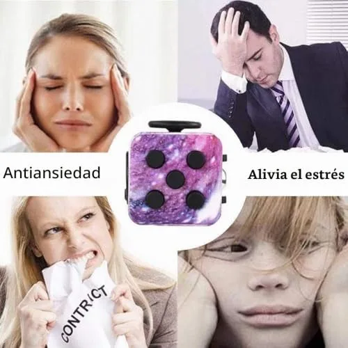 Yetech ▫️ Galaxy Cubo, brinquedo anti-stress para crianças e adultos com TDAH 5