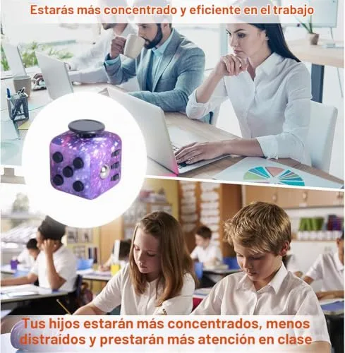 Yetech ▫️ Galaxy Cubo, brinquedo anti-stress para crianças e adultos com TDAH 6