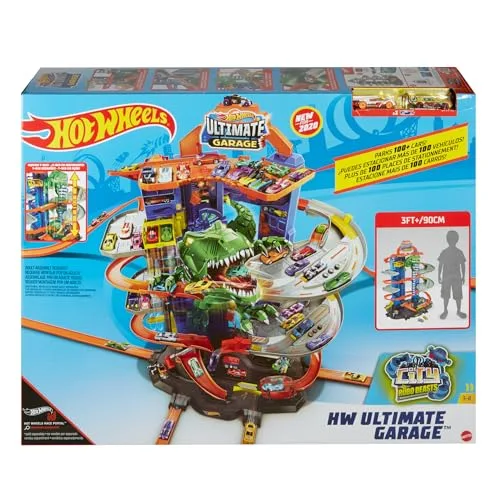 Hot Wheels ▫️ Conjunto Ultimate Garage e 2 carros 6