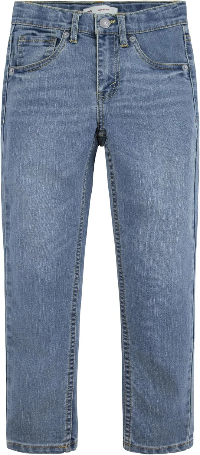 Levi's ▫️ Boys' 510 Skinny Fit Performance Jeans Calças para rapazes