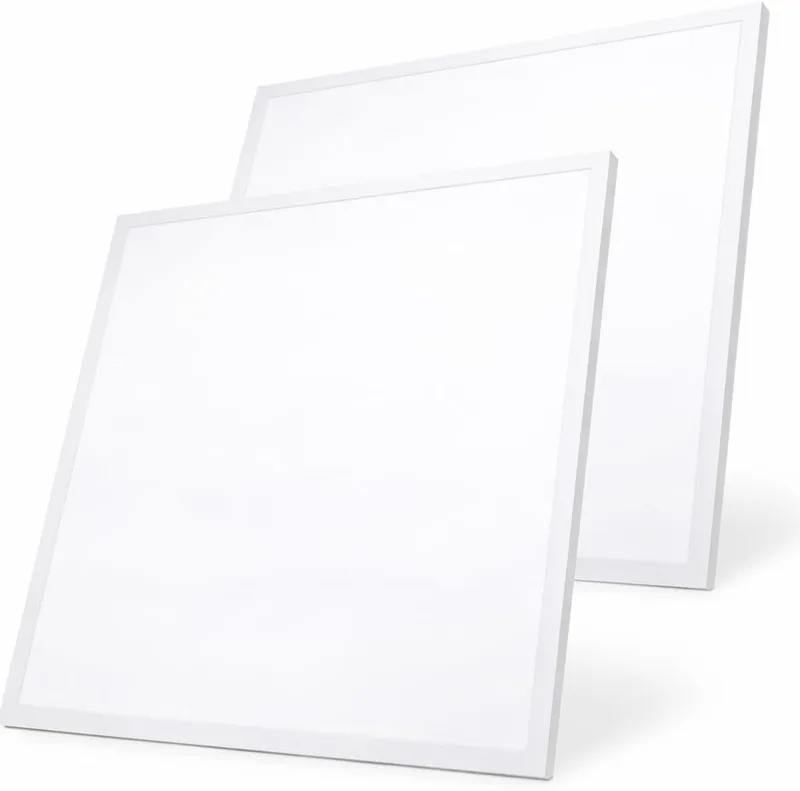 M Ledme ▫️ Pack de 2 Painéis LED 60X60 cm 42W, Branco Neutro 4500K, 4200 lumen, Driver Incluído, Encastrável, Ideal para escritórios. Fácil de montar. LM5315