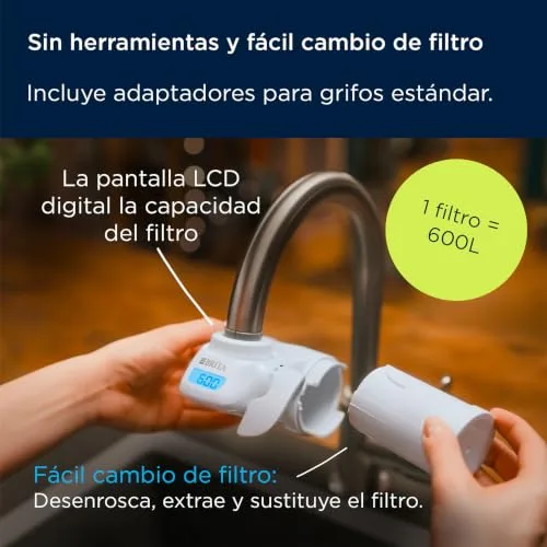 BRITA ▫️ Sistema de filtragem de água ON TAP Pro para torneira de cozinha, 1 filtro V-MF (600 L) 5