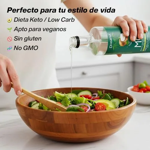 Drasanvi ▫️ Óleo MCT de Coco Energia de Fácil Absorção 500 ml Sem Glúten 4