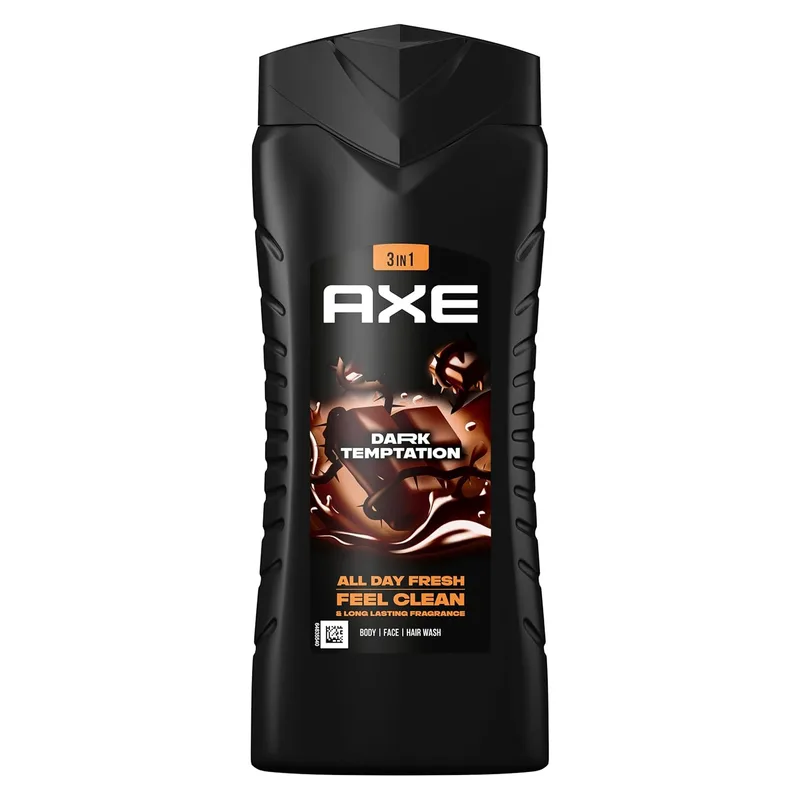 AXE ▫️ Gel de banho para homem Dark Temptation 400 ml.
