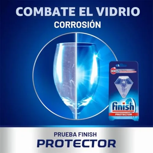 Finish ▫️ Protector para máquina de lavar louça - 50 lavagens - Protege o vidro e as cores 3