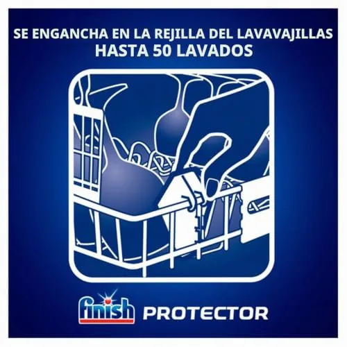 Finish ▫️ Protector para máquina de lavar louça - 50 lavagens - Protege o vidro e as cores 4