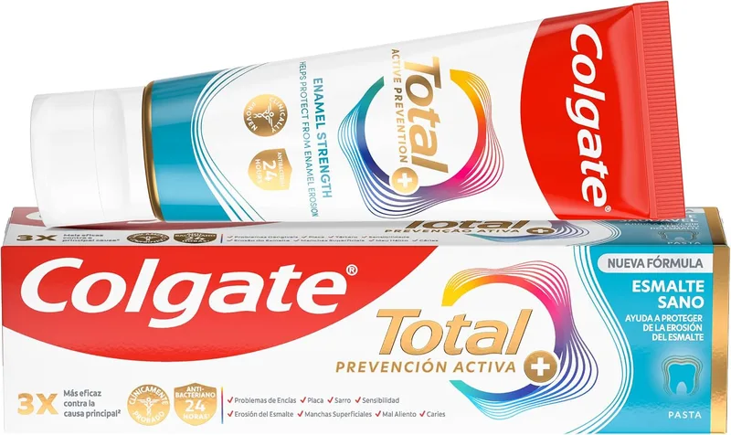 Colgate ▫️ Pasta de dentes Total Esmalte Saudável
