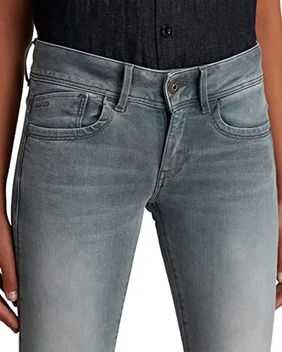 G-STAR ▫️ Calças de ganga Lynn Mid Skinny - Calças de ganga para mulher 3