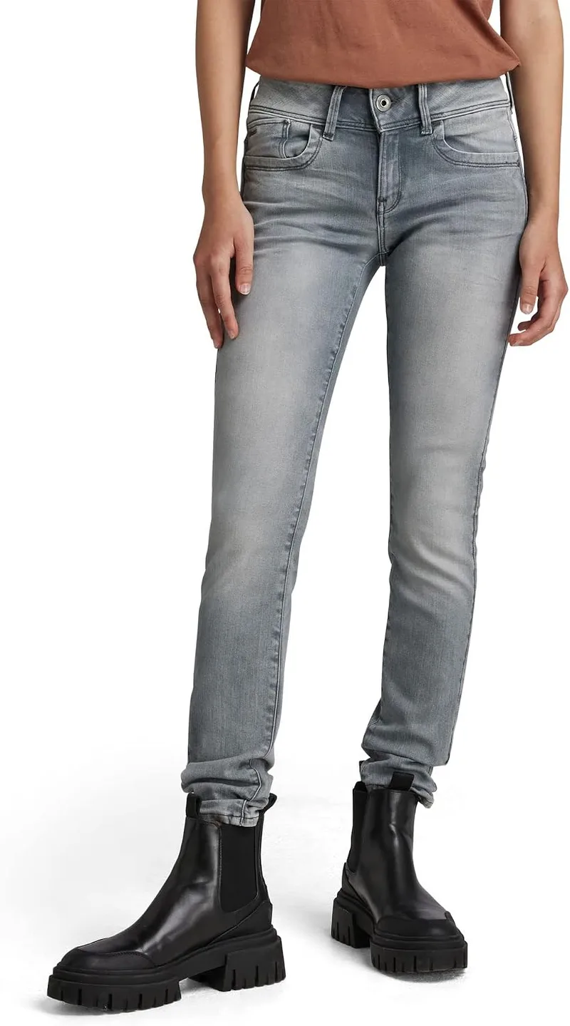 G-STAR ▫️ Calças de ganga Lynn Mid Skinny - Calças de ganga para mulher