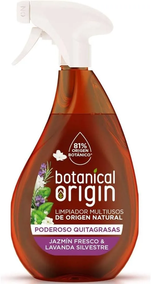 Botanical Origin ▫️ Produto de limpeza orgânico multiusos Botanical Origins, fragrância fresca de jasmim e lavanda selvagem - 500 ml