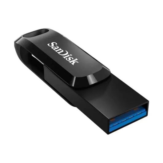 SanDisk ▫️ Ultra Dual Drive Go 256 GB, USB-C e USB-A, até 400 MB/s 4