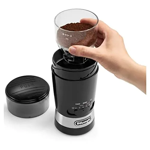 De'Longhi ▫️ Moedor de café elétrico com lâminas, preto 2
