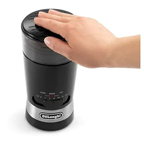 De'Longhi ▫️ Moedor de café elétrico com lâminas, preto 3