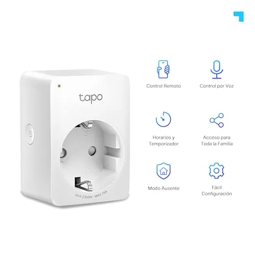 Tapo ▫️ P100 - Tomada inteligente com Wi-Fi, programação horária, controlo por aplicação/voz 2