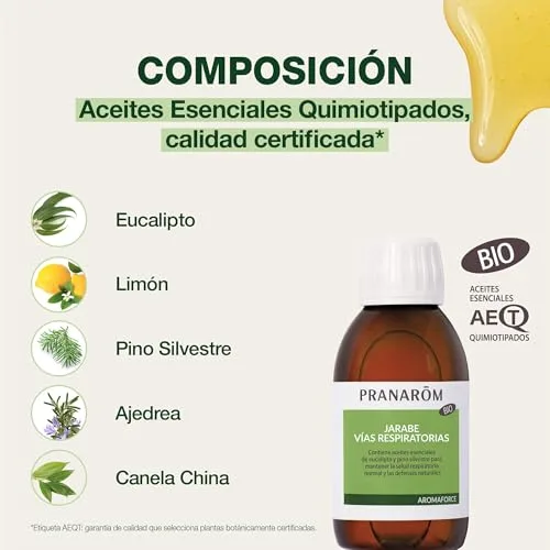 PRANAROM ▫️ Aromaforce Xarope para as Vias Respiratórias BIO 150 ml – Eucalipto 4