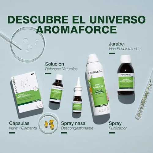 PRANAROM ▫️ Aromaforce Xarope para as Vias Respiratórias BIO 150 ml – Eucalipto 6